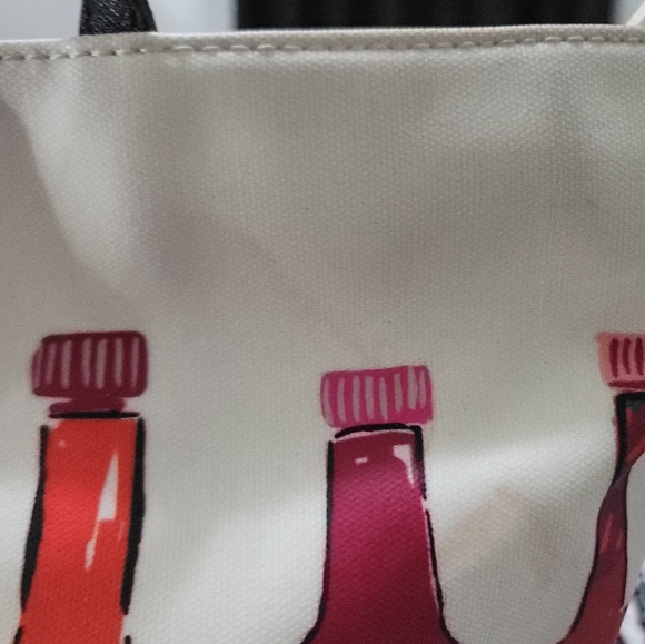 Kate Spade Hot Sauce Coated Canvas Tote, Good Used Condition - Picture 11 of 16